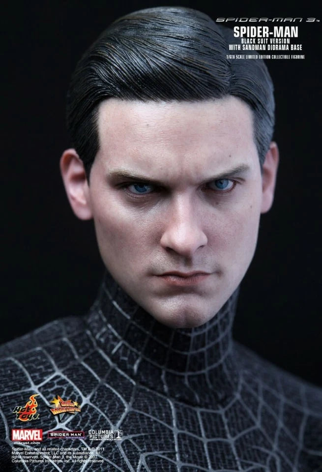 Hot Toys MMS165 Spider-Man 3 - 1/6th scale Spider-Man (Black Suit Version) Collectible Figure