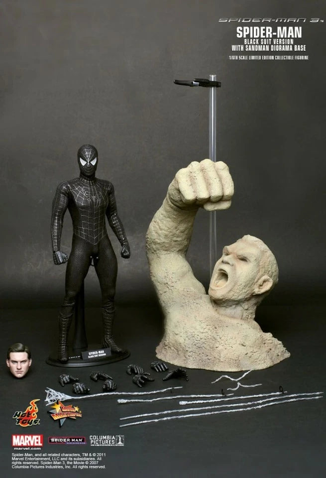 Hot Toys MMS165 Spider-Man 3 - 1/6th scale Spider-Man (Black Suit Version) Collectible Figure
