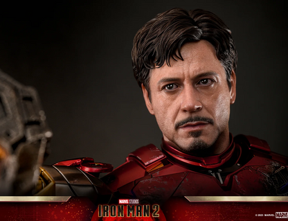 Pre-Order Hot Toys QS025 Hot Toys  Iron Man 2 Iron Man Mark VI 1/4 Quarter Scale Collectible Figure