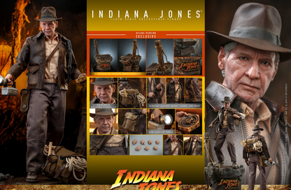 Pre-Order Hot Toys MMS717 Indiana Jones and the Dial of Destiny – Indiana Jones 1/6 Scale Collectible Figure (Deluxe Version)