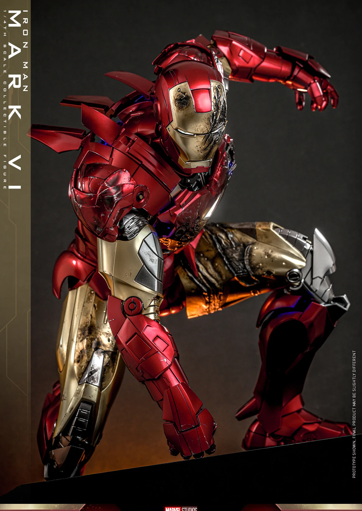 Pre-Order Hot Toys QS025 Hot Toys  Iron Man 2 Iron Man Mark VI 1/4 Quarter Scale Collectible Figure